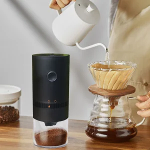 Premium Portable Electric Coffee Grinder Maker for Fresh Grounds