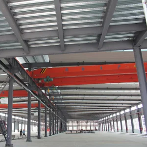 One-Stop Design &amp; Build Steel Workshop, Removable Temporary Warehouse with High Cost Performance