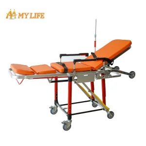 Durable Wheelchair Folding Ambulance Stretcher