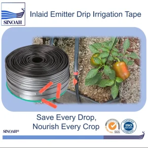 Sustainable Agriculture Drip Tape16mm Dripline with Integrated Flat Dripper 1.38 2.0lph HDPE
