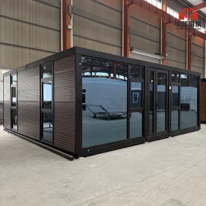 Luxury 20-Foot Expandable Container Mobile Houses Portable Offices Kitchen Bathroom Small Vacation Houses Made Sandwich Panel
