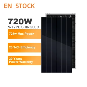 High Efficiency 710W-750W N Type Monocrystalline Bifacial PV Solar Panels Utility Scale Power Station Projects