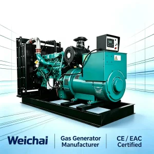 مجموعة مولدات الغاز الطبيعي ويشاى من النوع المعبأ 250kw لنظام طاقة موثوق
