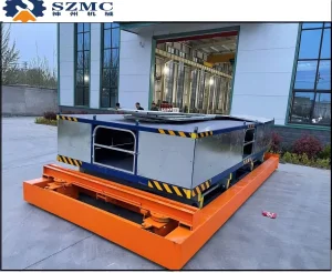 Szmc Brand 11ton 15ton VFD Motor Battery Electric Power Flat Transfer Cart