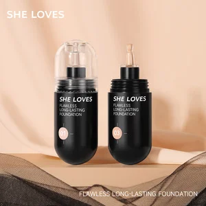 Foundation OEM Custom LOGO Long Lasting Waterproof Matte Full Coverage Liquid Cream Foundation for Professional Makeup Supplies