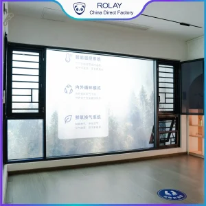 Heavy Duty Slim Frame Corrosion Resistant Reinforced Frame Smooth Operation Luxury Villa Aluminium Window