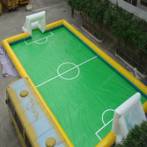 Portable Inflatable Sports Court Soccer Field with Bottom