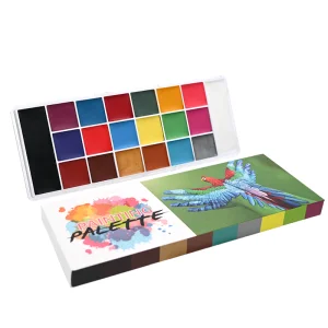 Wholesale 20-Color Natural Plant-Based Face and Body Paint Pigments MSDS Certified Girls Body Painting Supplies for Children