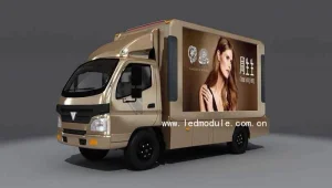 P8 Outdoor Full Color Mobile LED Advertising Display for Truck