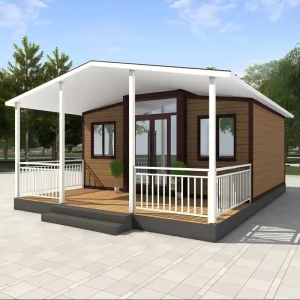 Casa contenedor prefabricada de lujo moderna y expandible para baños y cocinas