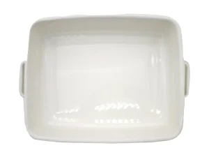 1.7L Enamel Baking Pan with Handles &amp; PE Cap, Roasting Tray for Baking Roasting Grilling Serving Home Kitchen Restaurant Use