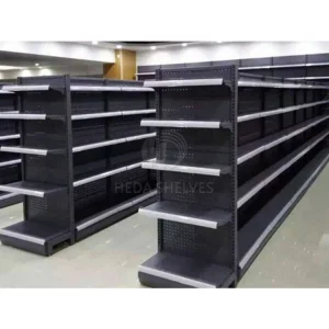 Double-Sided Gondola Shelf