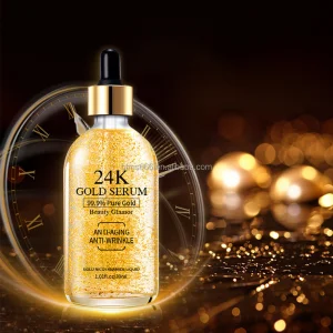 Best Selling 24k Gold Serum Wholesale Niacinamide Face Serum Hydrating Nourishing Lifting Firming 24K Gold Serum For Face