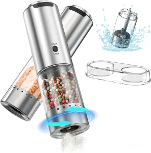 Wholesale New Adjustable Speed Electric Salt & Pepper Grinder Set with Plastic Body Factories, Factory