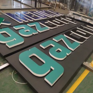 Custom High Rise Letter Signs