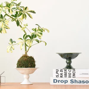 Green Wabi-Sabi Flower Pot