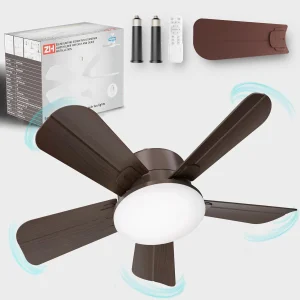 52 Inch Indoor LED Ceiling Fan Light Remote