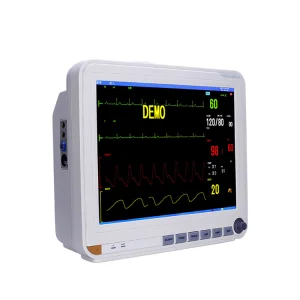 Hospital Equipment LCD Display ECG SpO2 Multi Parameter Touch Screen Patient Monitor