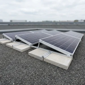 Aluminum Solar Roof Bracket Flat Roof Solar Panel Racking System Heavy Duty Solar Mount Support Residential Commercial PV CE
