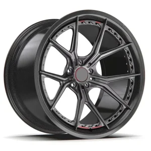 Customized Alloy Car Rims Carbon Fiber Forged Passenger Car Wheels for BMW