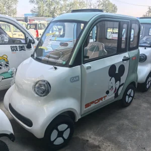 Smart Neighborhood Electric Vehicle with Auto Wiper and Reverse Camera