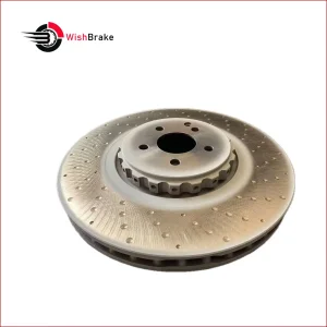 Freno delantero ventilado perforado cómodo - Diseño recubierto y ranurado