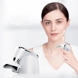 Portable 5-in-1 Microcurrent Face Lift Machine Constant Temperature Heating High Frequency Vibration New Massager Neck Massage