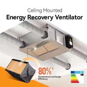 Home Central Energy Recovery Ventilation System Comfort Fresh Air Ervs Mvhrs