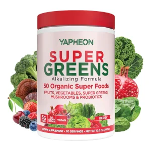 Superfood Greens Probiotics Powder Digestive Health Immunity Support