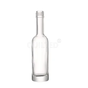 China Mini 150 ml clear liquor glass gin bottle with screw  Supplier, Suppliers