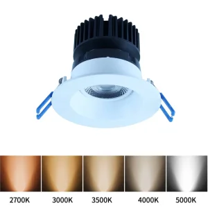 Smart LED Recessed Lighting 3 Inch, IC Rated &amp; ETL Certified Recessed Ceiling Light Cool &amp; Warm White 5CCT Dimmable Color Changing Downlight