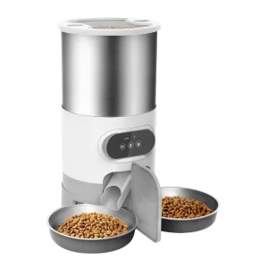 Smart Automatic Pet Feeder 4.5L WiFi Enabled App Control Food Dispenser