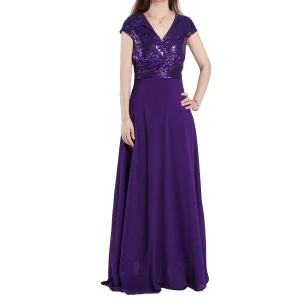 Custom Women Maxi Dress Sequin