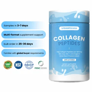 For Certified Collagen Peptides Hydrolyzed Protein Powder for Adult Hair Skin &amp; Joints-Skin Brightening Benefits