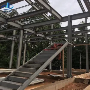 5000 Square Feet Prefabricated Steel Frame Warehouse Residential Office Construction Prefabricated Steel Structure High Rise Building with Free Design