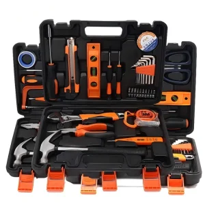 30pcs Carbon Steel Hardware Tool Set Medium Household &amp; Car Emergency Repair Kit Portable Toolbox for DIY &amp; Auto Maintenance
