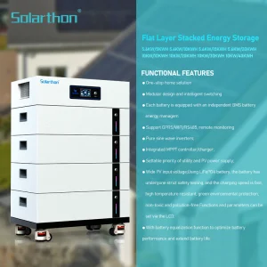 محطة طاقة شمسية بسعة عالية بطارية ليثيوم 20kwh حل تخزين طاقة منخفض الجهد
