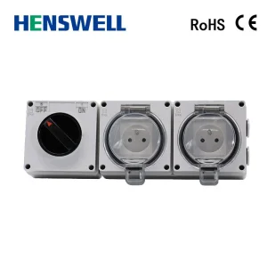 Tomada Switch IP66 2 Saídas