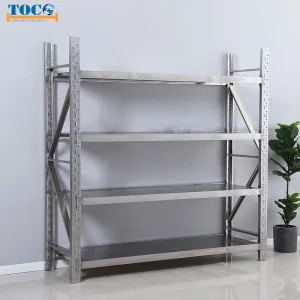 CE Certified Custom Adjustable 4 Layers Stainless Steel SS304/316 Anti-Rust Food Grade Storage Rack Shelf