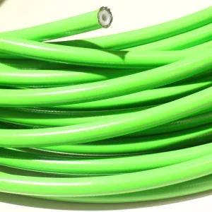 An3 1/8 3/16 Dark Light Green Color Coated 304 Stainless Steel Braided Nylon PTFE Any Standard Size Best Brake Lines