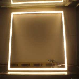 36W 48W 60W 60X60 Indoor Edge Lit Border Surface Mounted Ceiling Aluminum LED Frame Panel Light Recessed Lighting