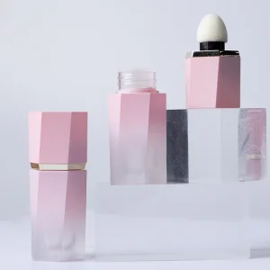 Hexagonal Sponge Head Lip Gloss Tube