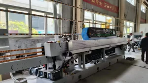9 Spindles Motors Automatic Flat Glass Straight Line Glass Edging Machine Manufacturer