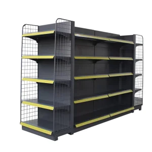 Supermarket Double-Sided Gondola Shelves