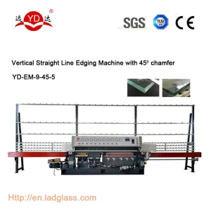 Double Function Flat and 45 Degree Arris Edging Glass Machine