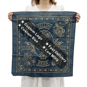 Customized Factory Bandana 100% Cotton Square