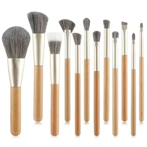 Portable Synthetic Makeup Brush Set