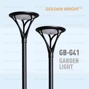 Classic Gold LED Outdoor Decorative Garden Post Light
