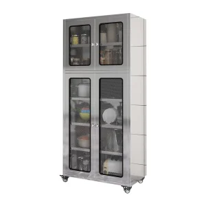 Stainless Steel Mobile Kitchen Storage Cabinet