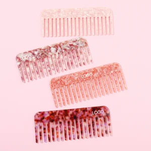 MiDairy Acetate Wide Tooth Hair Comb Set